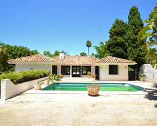 Exterior view of House or chalet for sale in Marbella  with Private garden, Terrace and Storage room