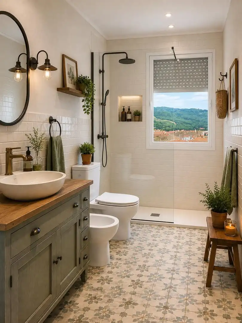 Bathroom of Flat for sale in Jarandilla de la Vera  with Air Conditioner and Terrace