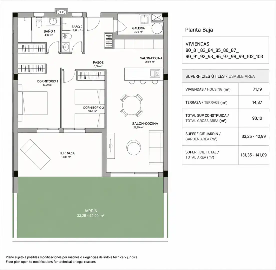 Bungalow avec piscine à vendre à Playa del Acequión, Náufragos y Rocío del Mar, imagen 2