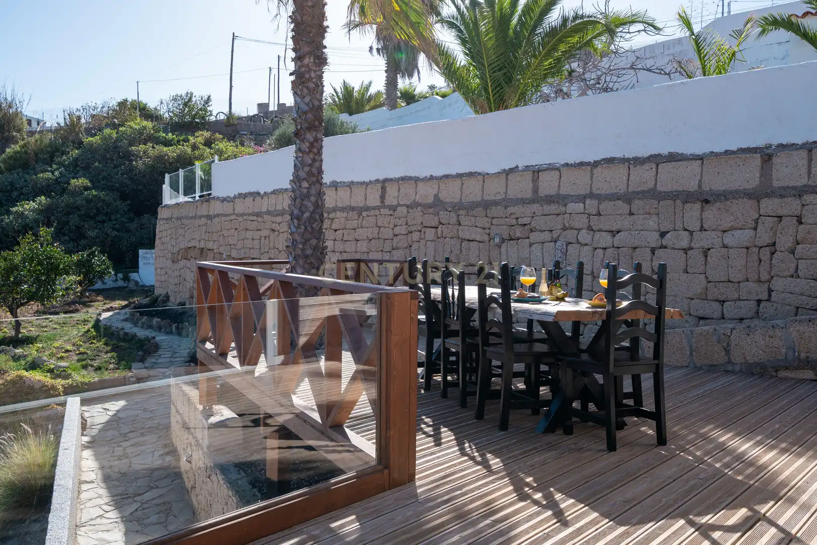 Terrasse von Haus oder Chalet zur Miete in Candelaria