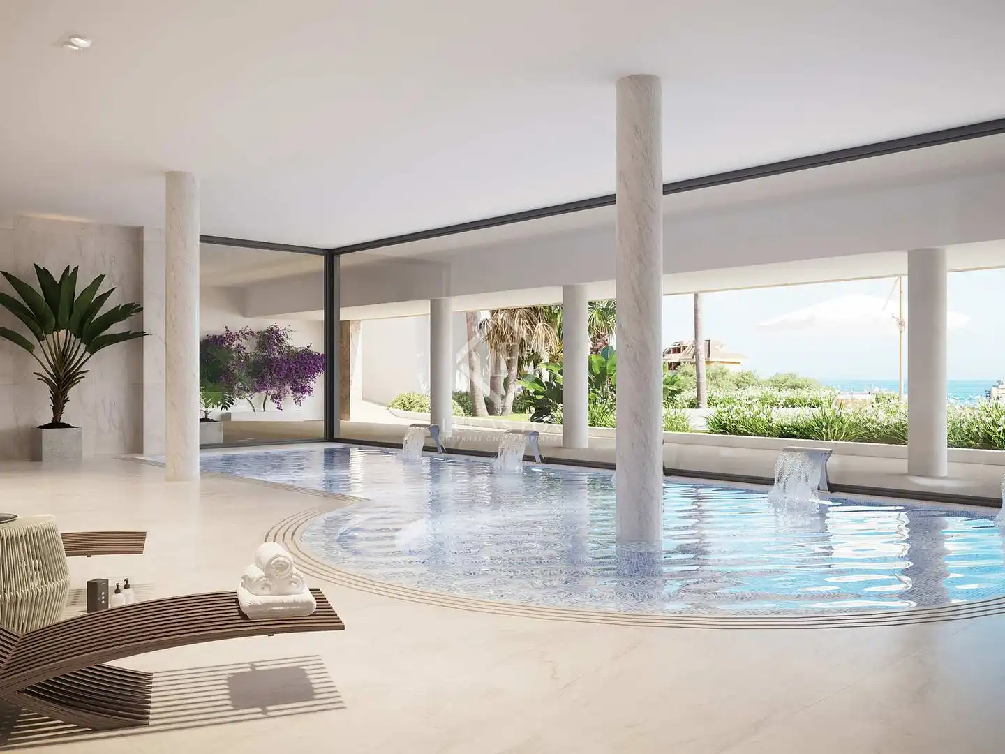 Piscina de Casa o chalet en venta en Benalmádena con Aire acondicionado, Calefacción y Jardín privado