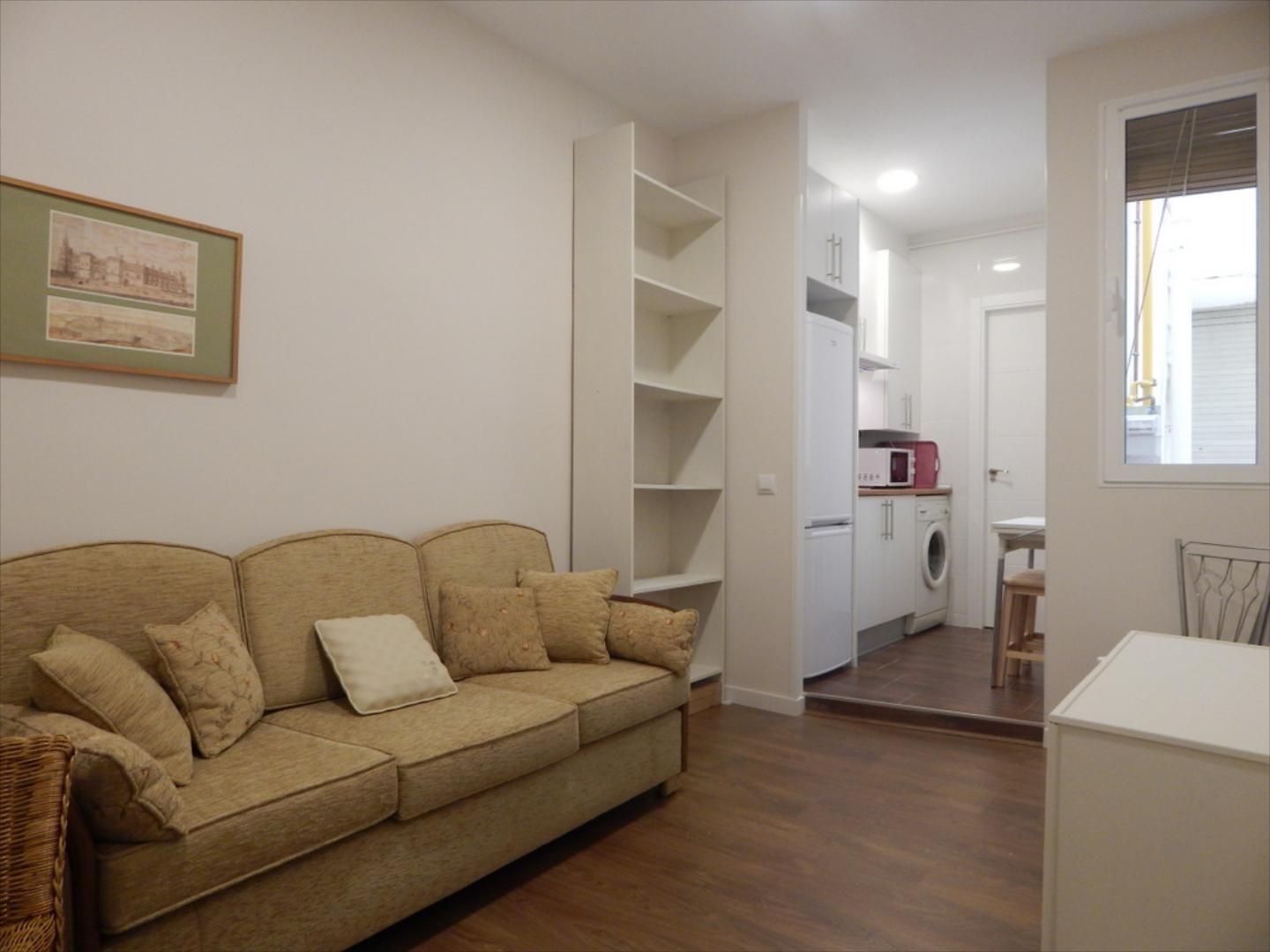 Sala d'estar de Apartament de lloguer en  Madrid Capital