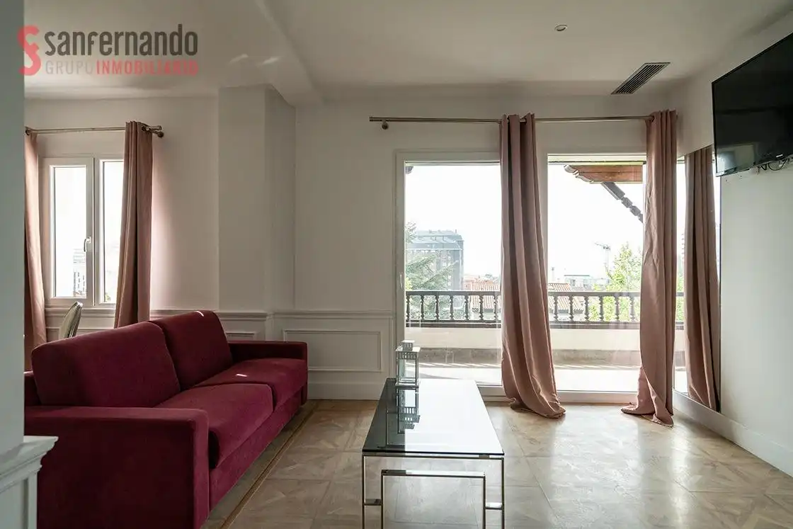 Sala de estar de Piso en venta en Santander con Terraza