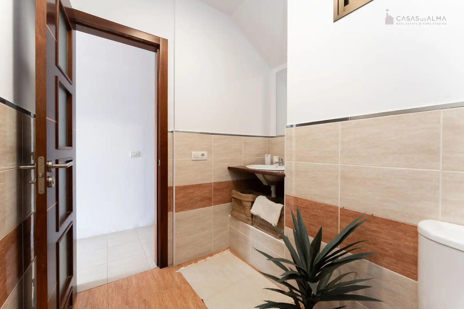Baño de Casa adosada en venta en Teror con Terraza, Horno y Lavadora