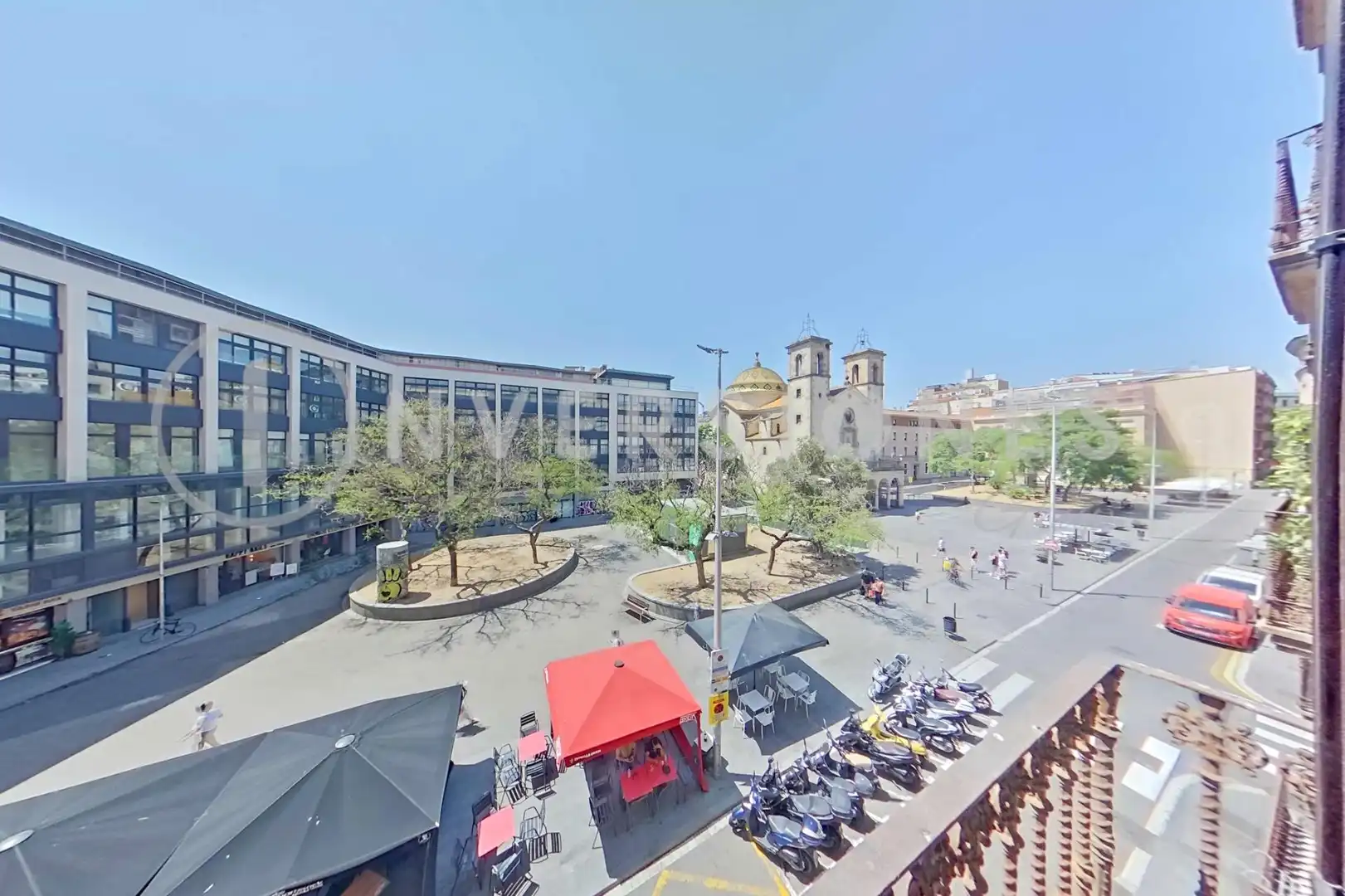 Vista exterior de Apartamento de alquiler en Barcelona con Aire acondicionado, Calefacción y Terraza