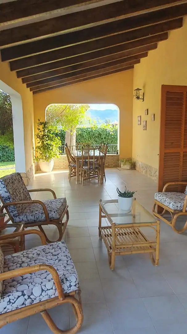Terraza de Casa o chalet en venta en L'Alcúdia de Crespins con Piscina