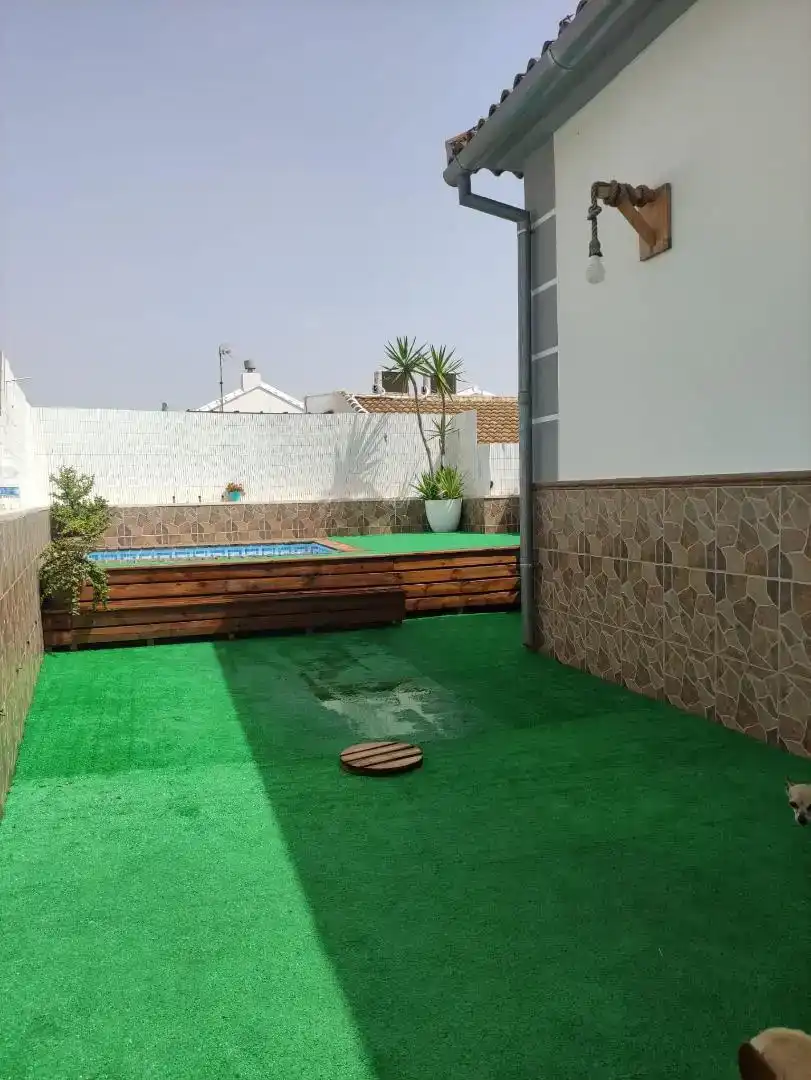 Swimming pool of Attic for rent in Benamejí  with Air Conditioner, Parquet flooring and Storage room