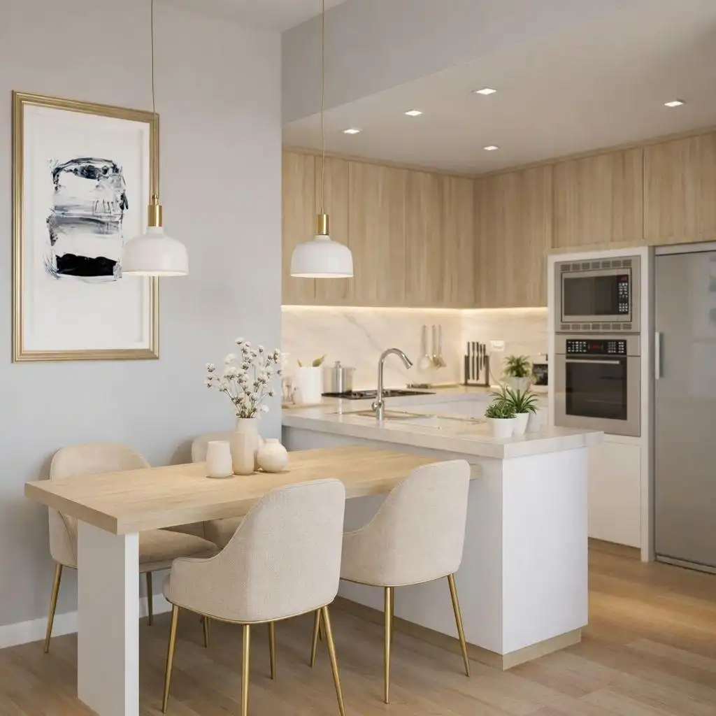 Küche von Maisonette zum Verkauf in Esplugues de Llobregat mit Heizung, Parkett und Gemeinschaftspool