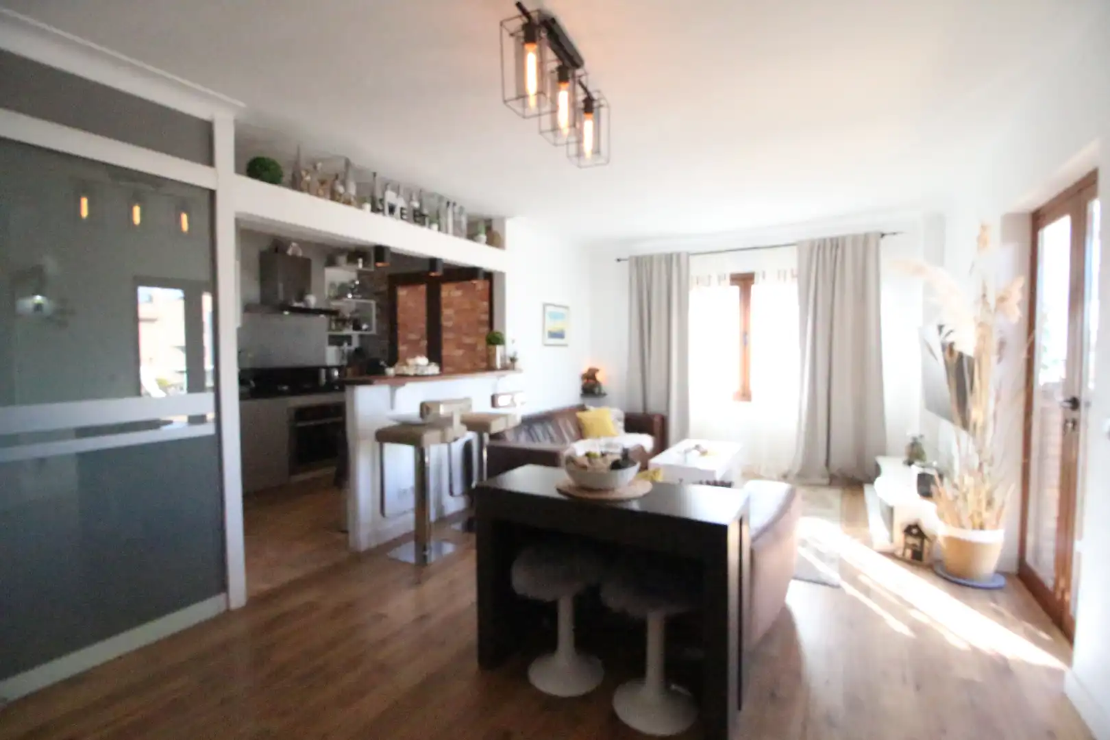 Küche von Dachboden zum Verkauf in  Palma de Mallorca mit Klimaanlage, Heizung und Terrasse
