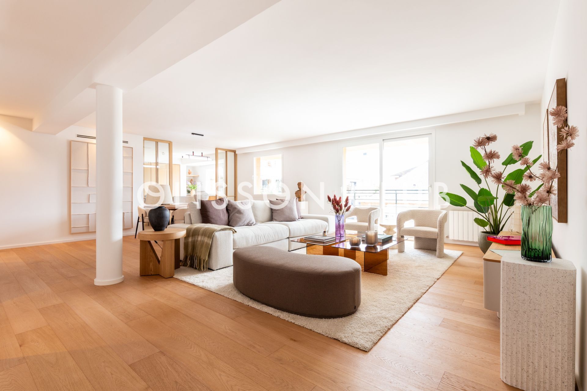 Living room of Flat for sale in  Madrid Capital  with Air Conditioner, Heating and Storage room