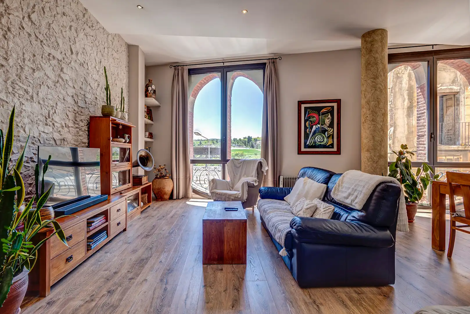 Living room of Flat for sale in Igualada  with Heating and Parquet flooring
