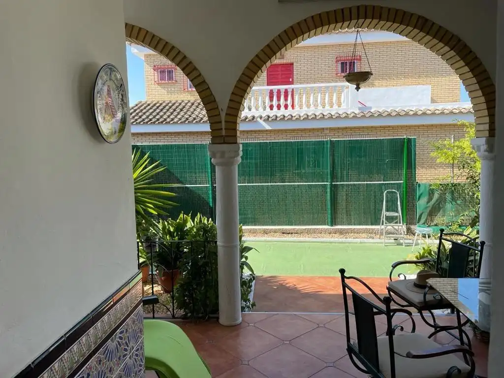 Terrassa de Casa o xalet de lloguer amb opció a compra en Almonte amb Terrassa