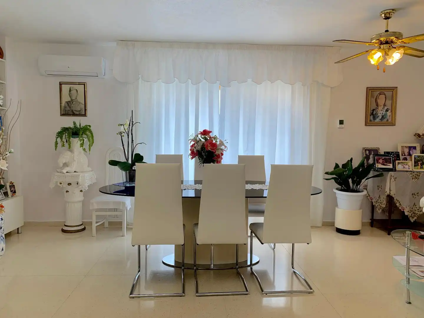 Esszimmer von Dachboden zum Verkauf in Benidorm mit Klimaanlage, Heizung und Terrasse
