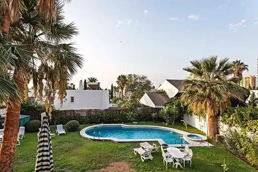 Garden of Houses for sale in Roquetas de Mar  with Air Conditioner, Private garden and Terrace