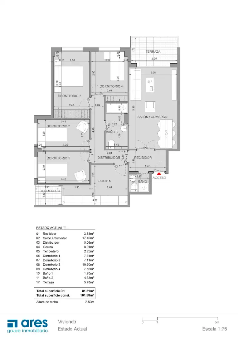 Piso en venta en Alcalá de Henares con Aire acondicionado, Calefacción y Terraza