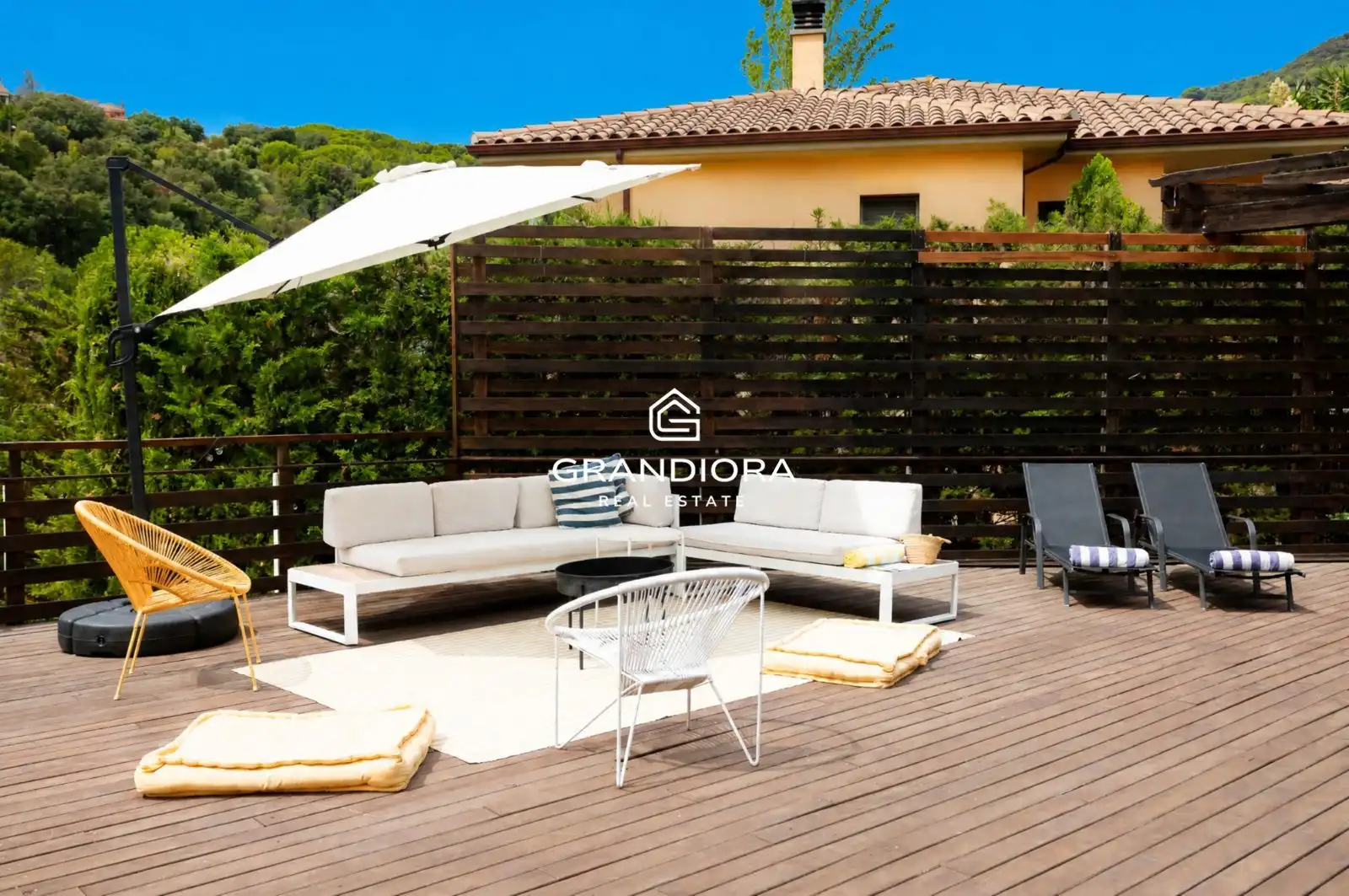 Terrace of Houses for rent in Alella  with Swimming Pool