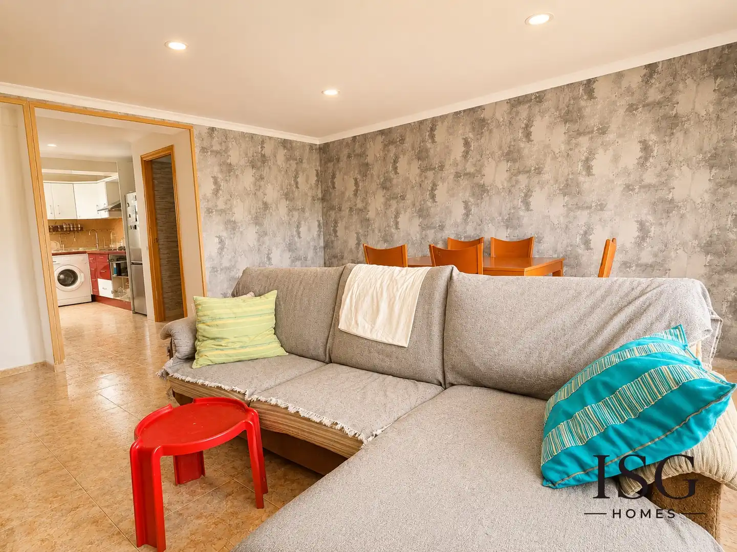 Wohnzimmer von Wohnung zum Verkauf in Tarragona mit Möbliert, Waschmaschine und Mikrowelle
