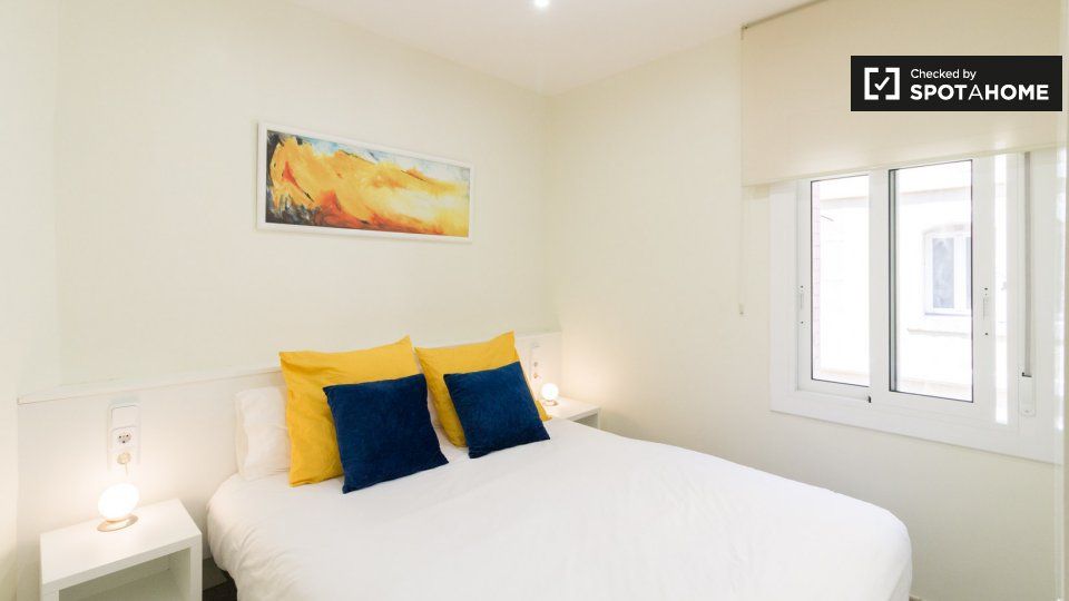 Bedroom of Flat to rent in  Barcelona Capital  with Air Conditioner, Heating and Furnished
