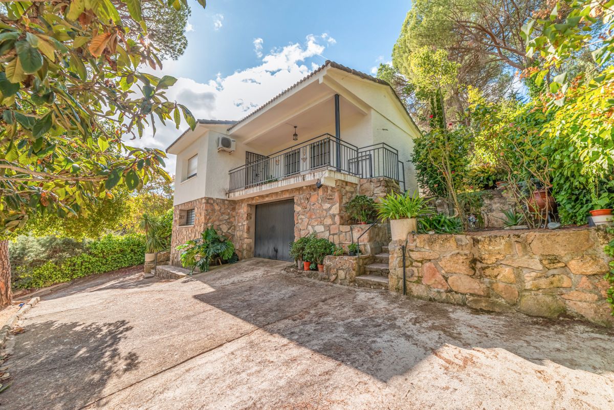 Vista exterior de Casa o chalet en venta en San Martín de Valdeiglesias con Aire acondicionado, Calefacción y Jardín privado