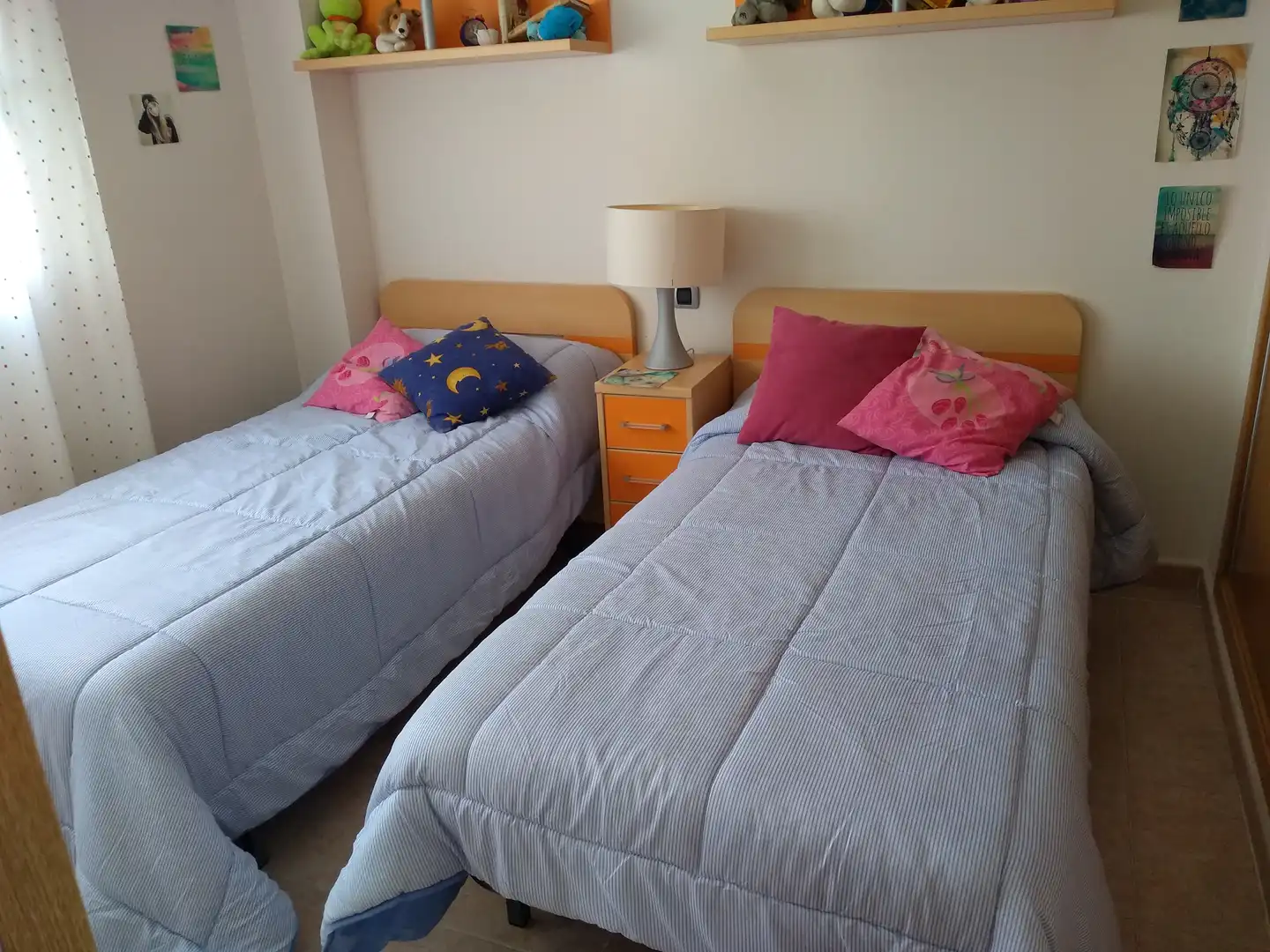 Schlafzimmer von Wohnungen zur Miete in La Manga del Mar Menor mit Klimaanlage, Terrasse und Möbliert