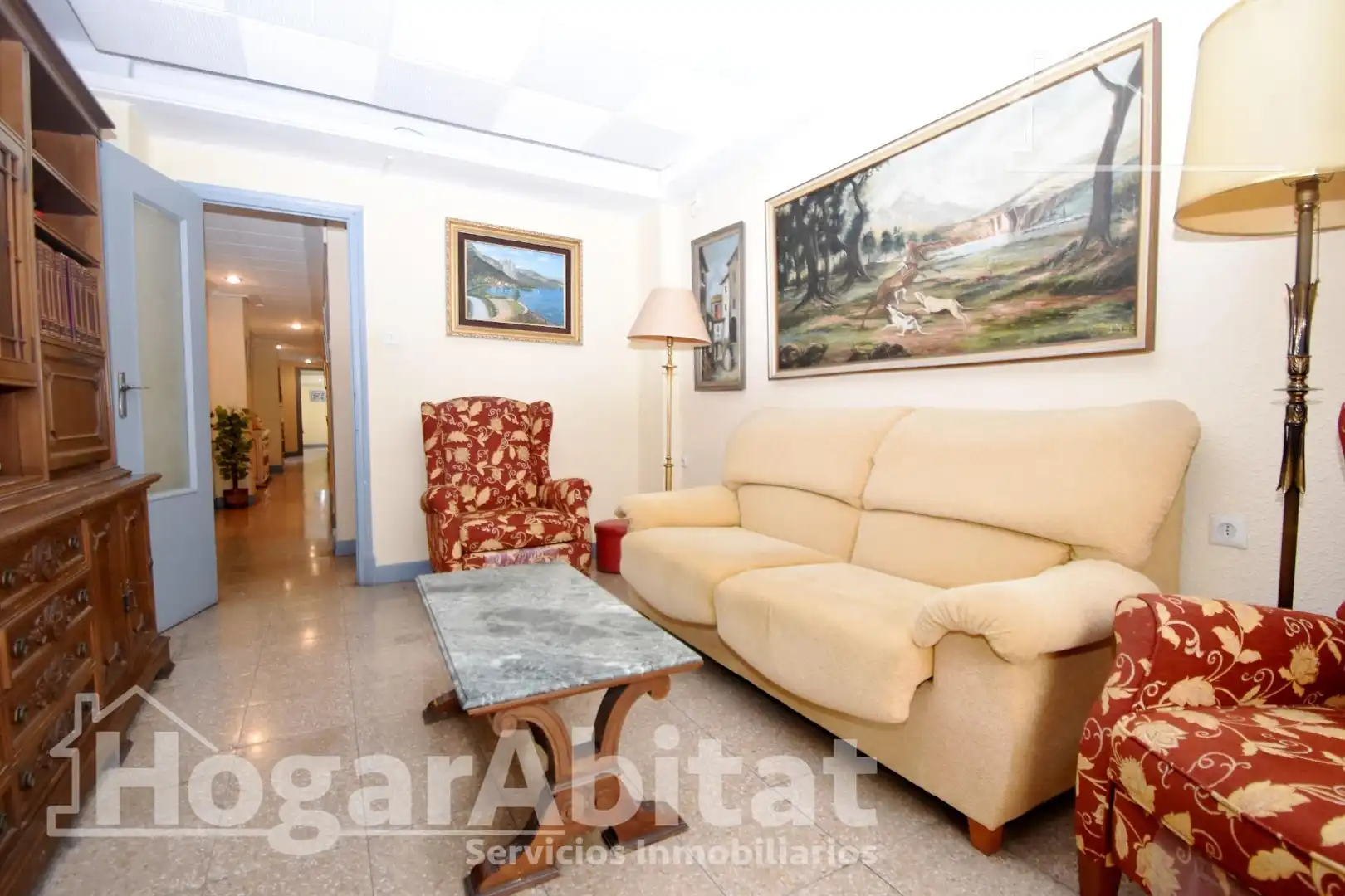 Sala de estar de Piso en venta en Valencia con Aire acondicionado, Terraza y Trastero