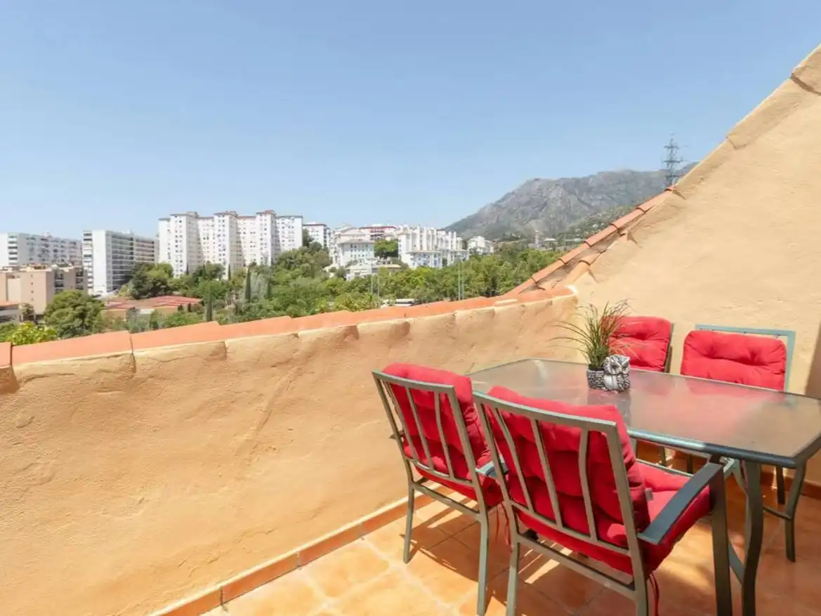 Terraza de Dúplex de alquiler en Marbella Centro