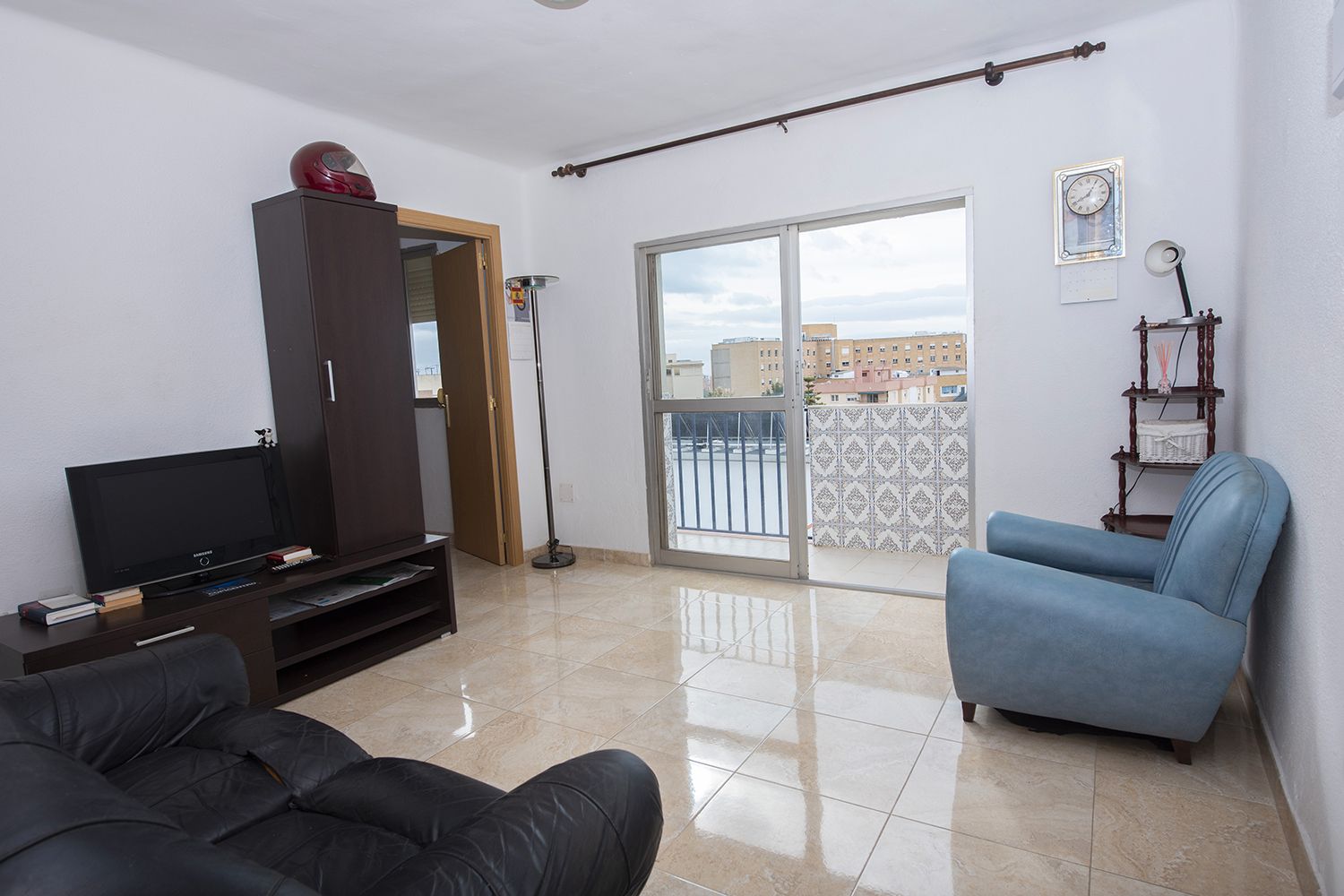 Sala de estar de Piso en venta en Málaga Capital con Terraza y Balcón