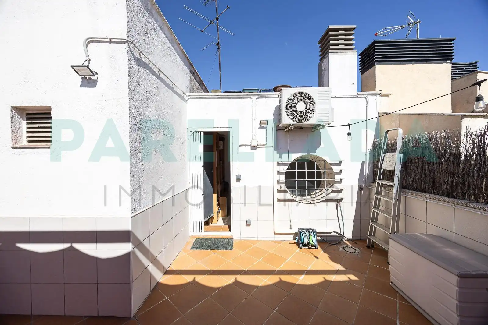 Balcony of Duplexes for sale in Badalona  with Air Conditioner, Heating and Terrace