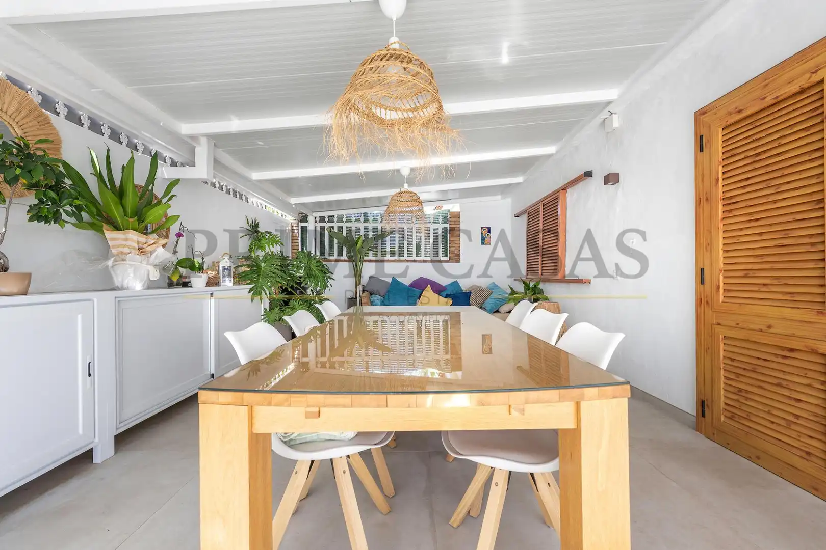 Comedor de Casa o chalet en venta en San Bartolomé de Tirajana con Aire acondicionado, Jardín privado y Terraza