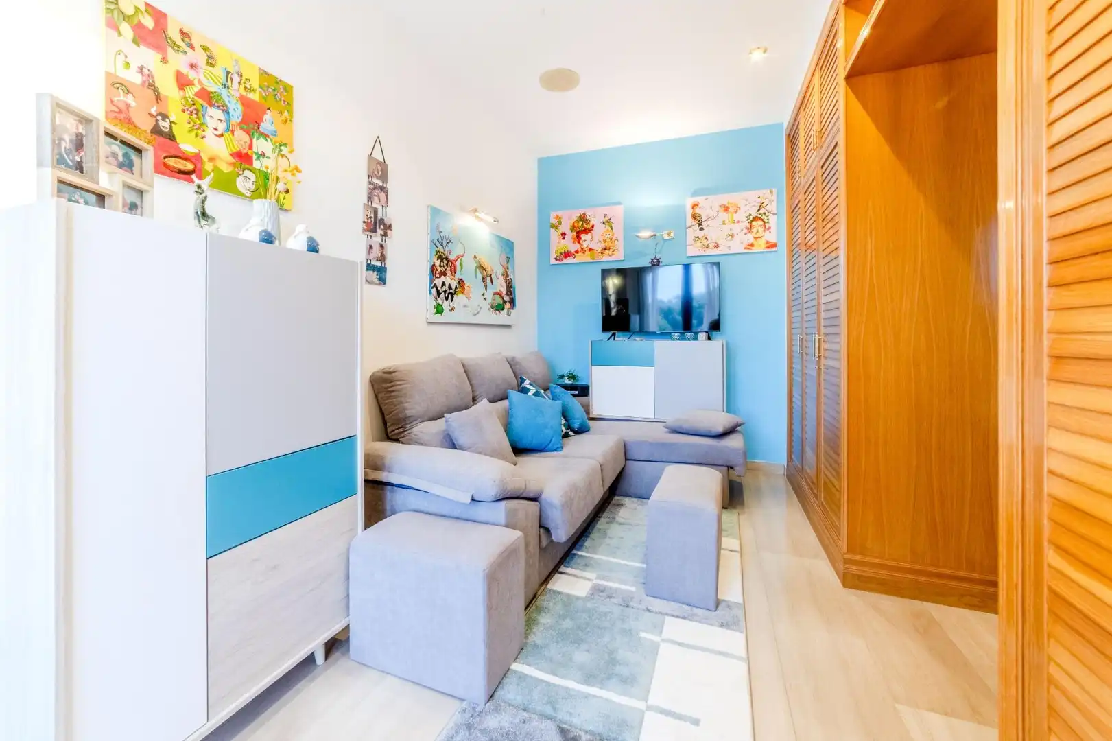 Sala de estar de Casa o chalet en venta en Cubelles con Aire acondicionado, Calefacción y Jardín privado