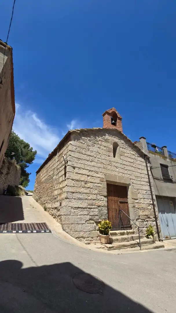 Vista exterior de Casa o xalet en venda en Sant Martí Sesgueioles amb Aire condicionat, Calefacció i Moblat