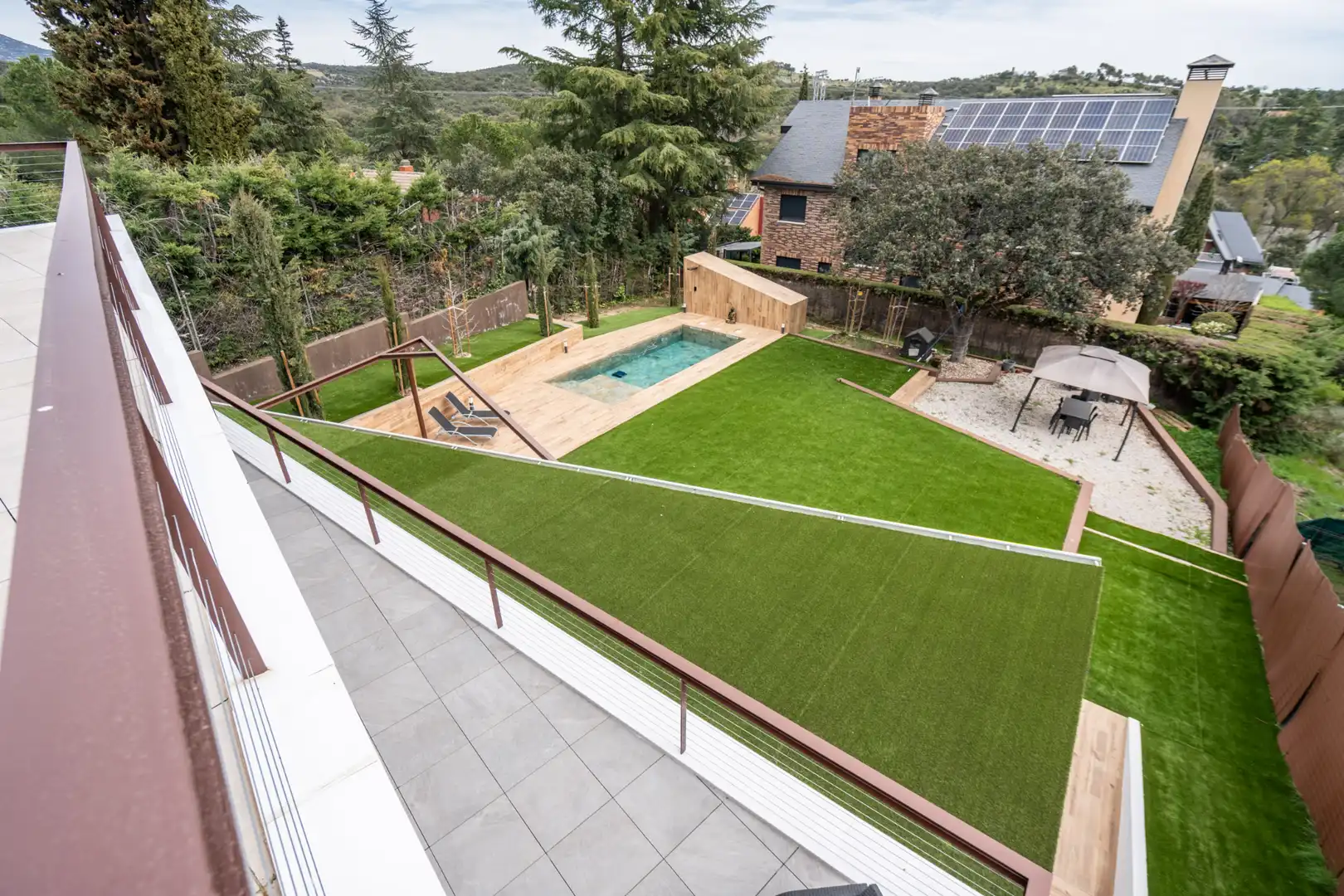 Terrassa de Casa o xalet en venda en Torrelodones amb Aire condicionat, Calefacció i Jardí privat