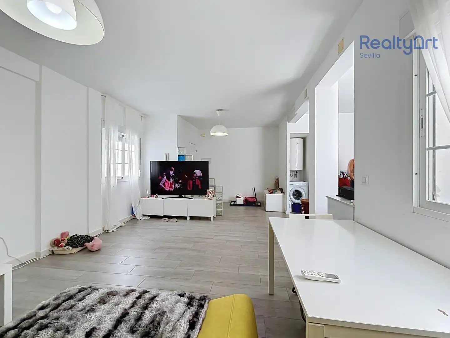 Sala de estar de Piso en venta en Sevilla con Aire acondicionado, Calefacción y Terraza