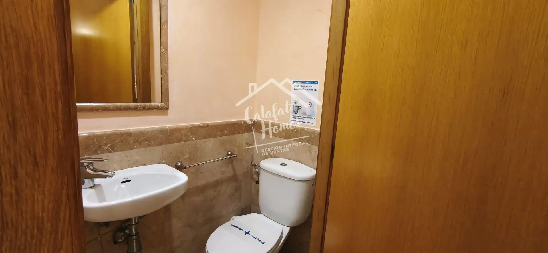 Badezimmer von Wohnung zum Verkauf in L'Ametlla de Mar  mit Klimaanlage, Terrasse und Waschmaschine
