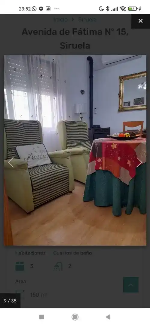 Sala d'estar de Pis en venda en Siruela, Badajoz
