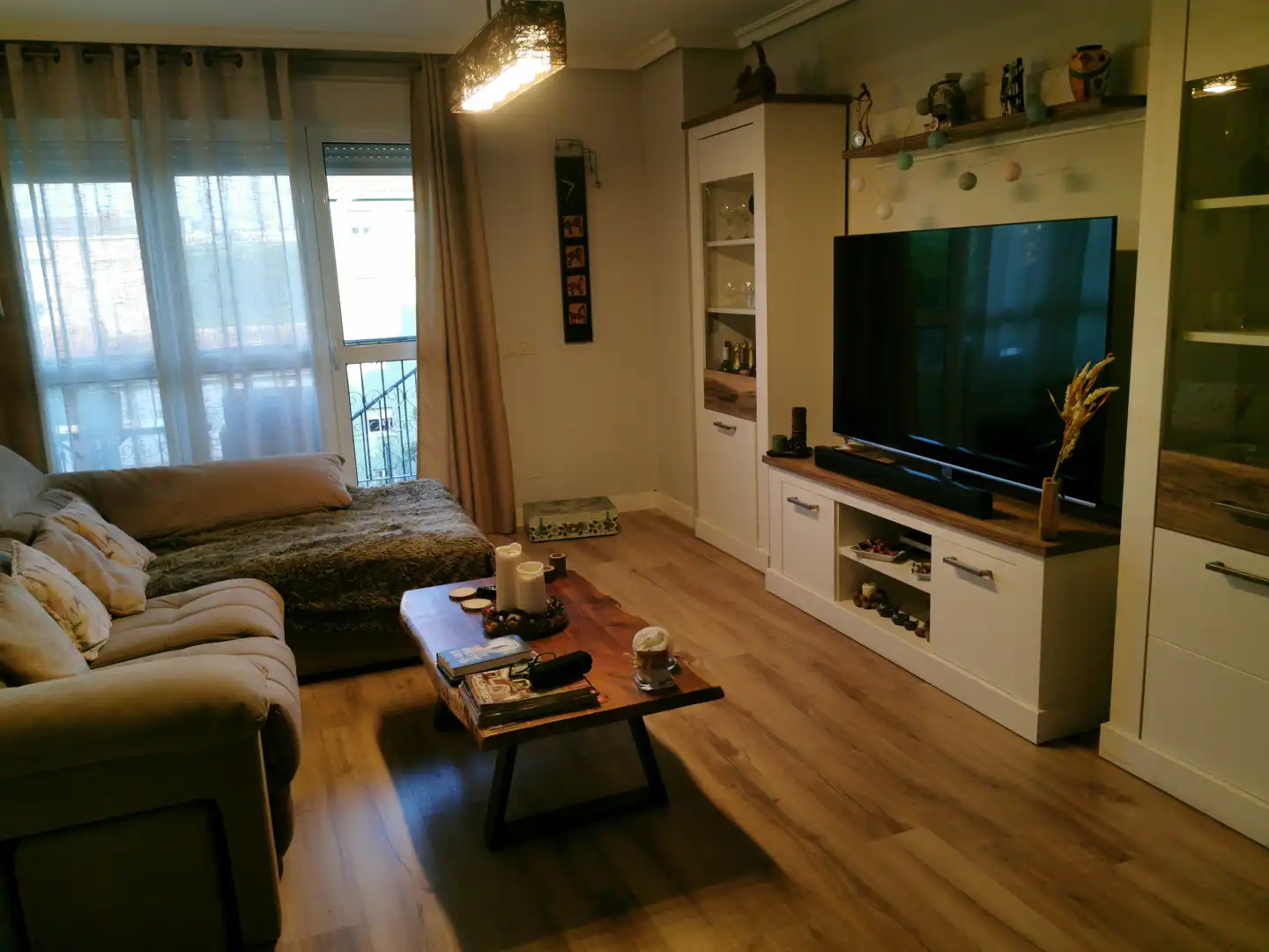 Living room of Houses for sale in Avilés  with Heating, Private garden and Parquet flooring