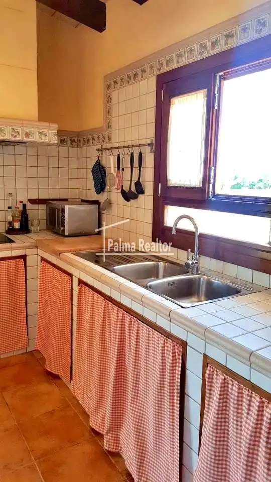 Cocina de Finca rústica en venta en Binissalem con Calefacción, Jardín privado y Terraza