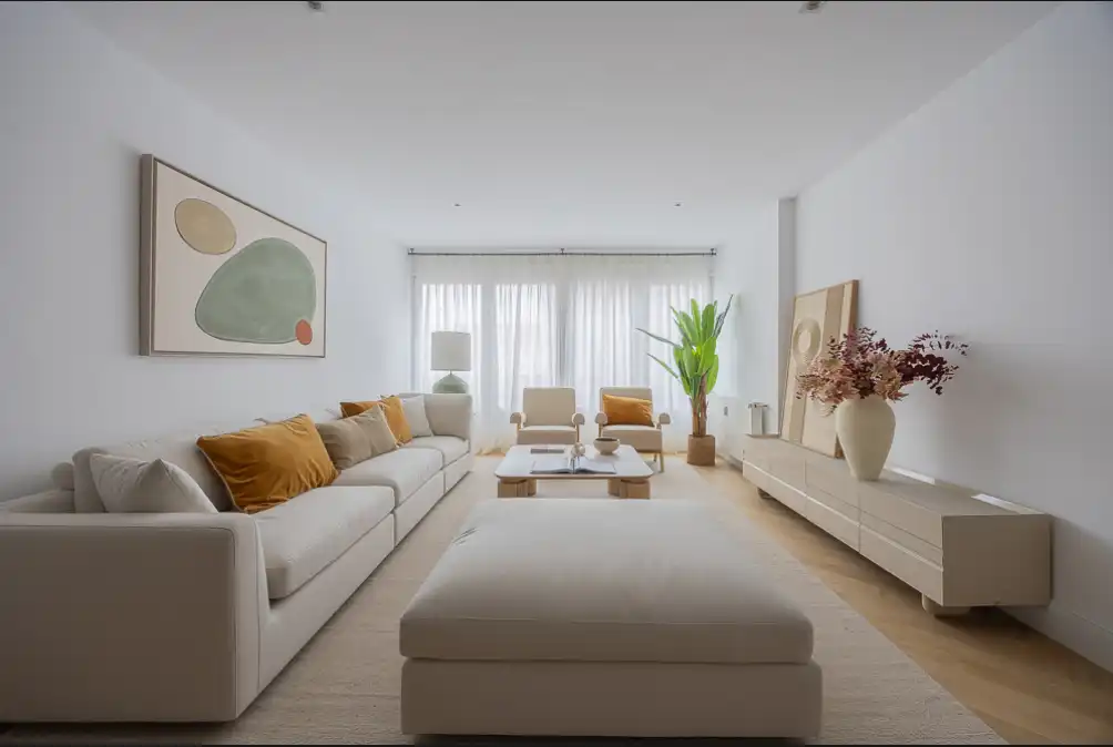 Sala de estar de Piso en venta en Madrid con Aire acondicionado, Calefacción y Parquet