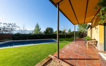 Terrassa de Casa o xalet en venda en Vacarisses amb Calefacció, Jardí privat i Terrassa