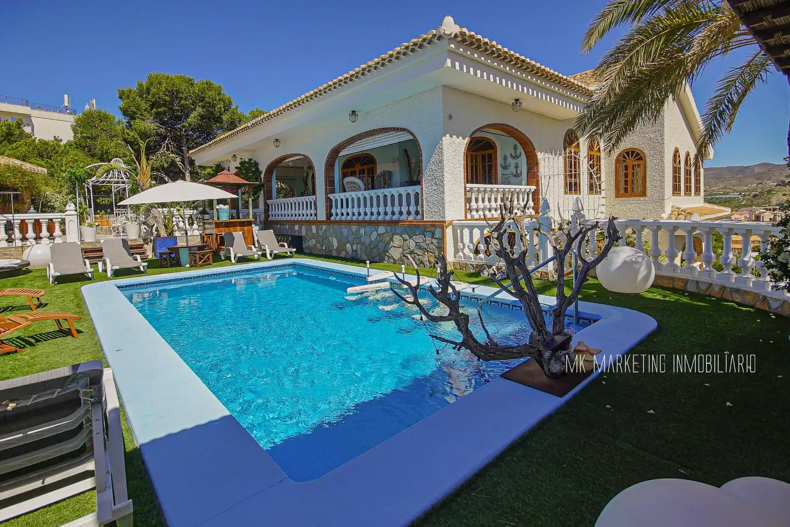 Piscina de Casa o chalet en venta en Mazarrón con Calefacción, Jardín privado y Terraza