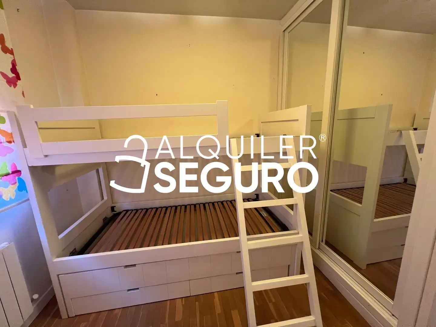 Bedroom of Flat for rent in Tres Cantos  with Air Conditioner and Heating