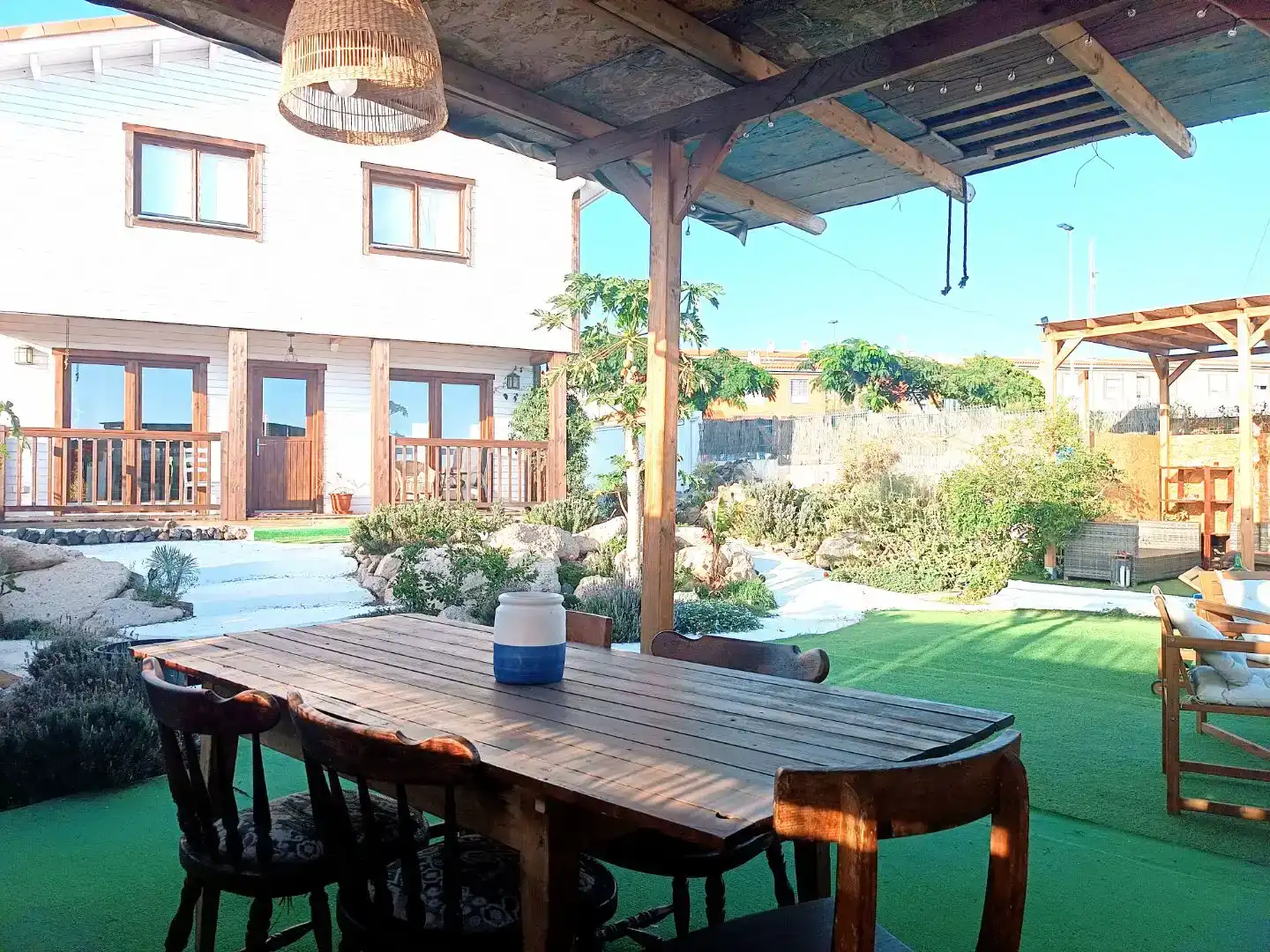 Terraza de Casa o chalet en venta en Granadilla de Abona con Aire acondicionado y Piscina
