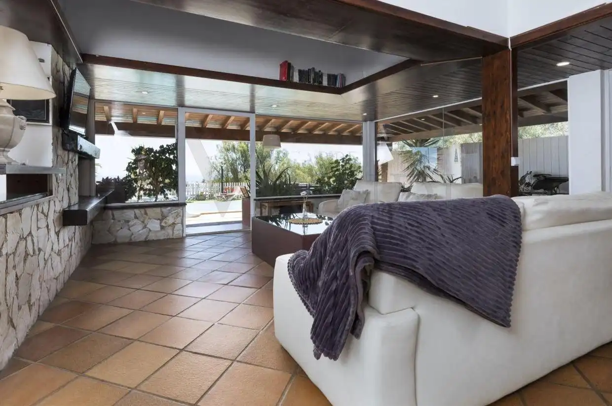 Living room of Houses for sale in La Oliva  with Heating, Private garden and Terrace