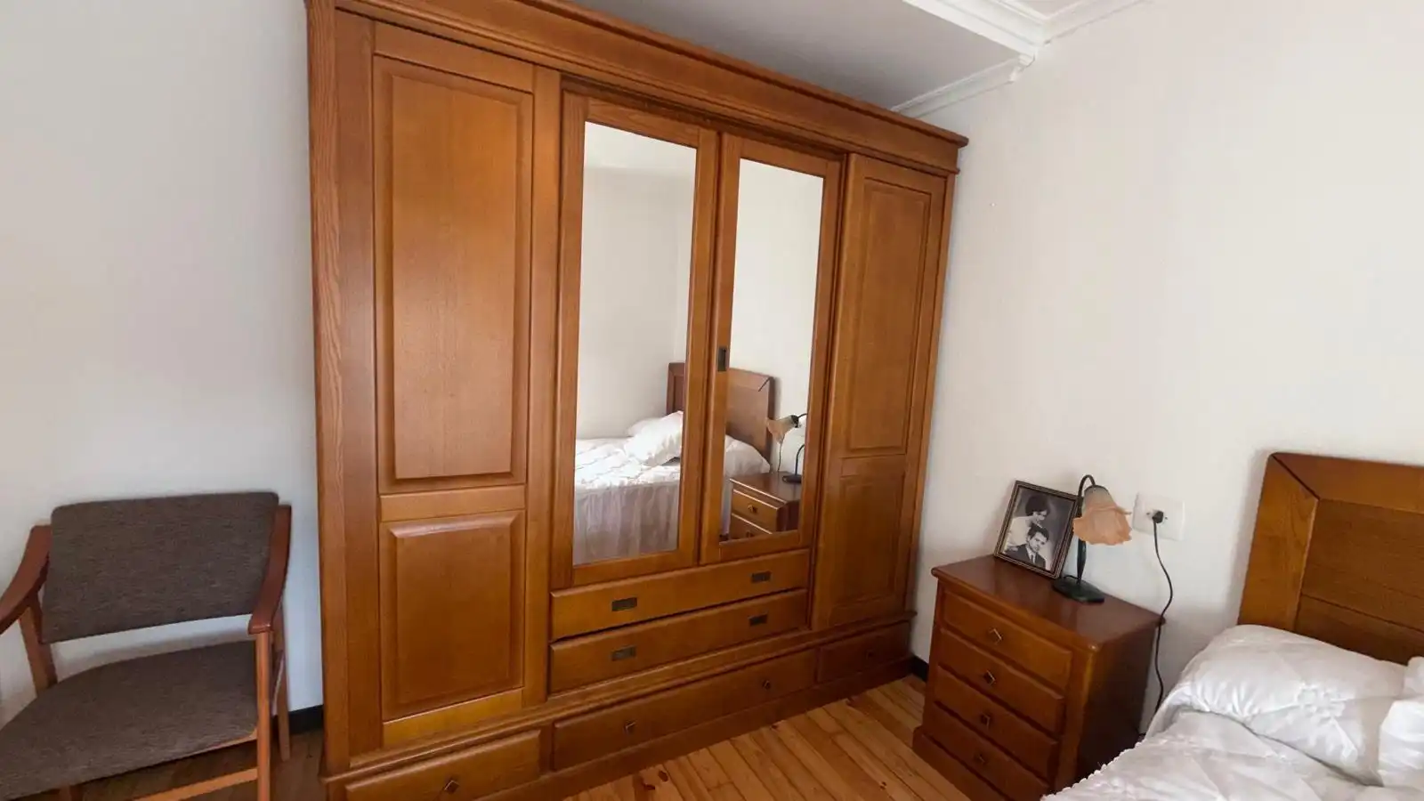Dormitori de Casa o xalet de lloguer en Trasmiras amb Calefacció, Moblat i Balcó