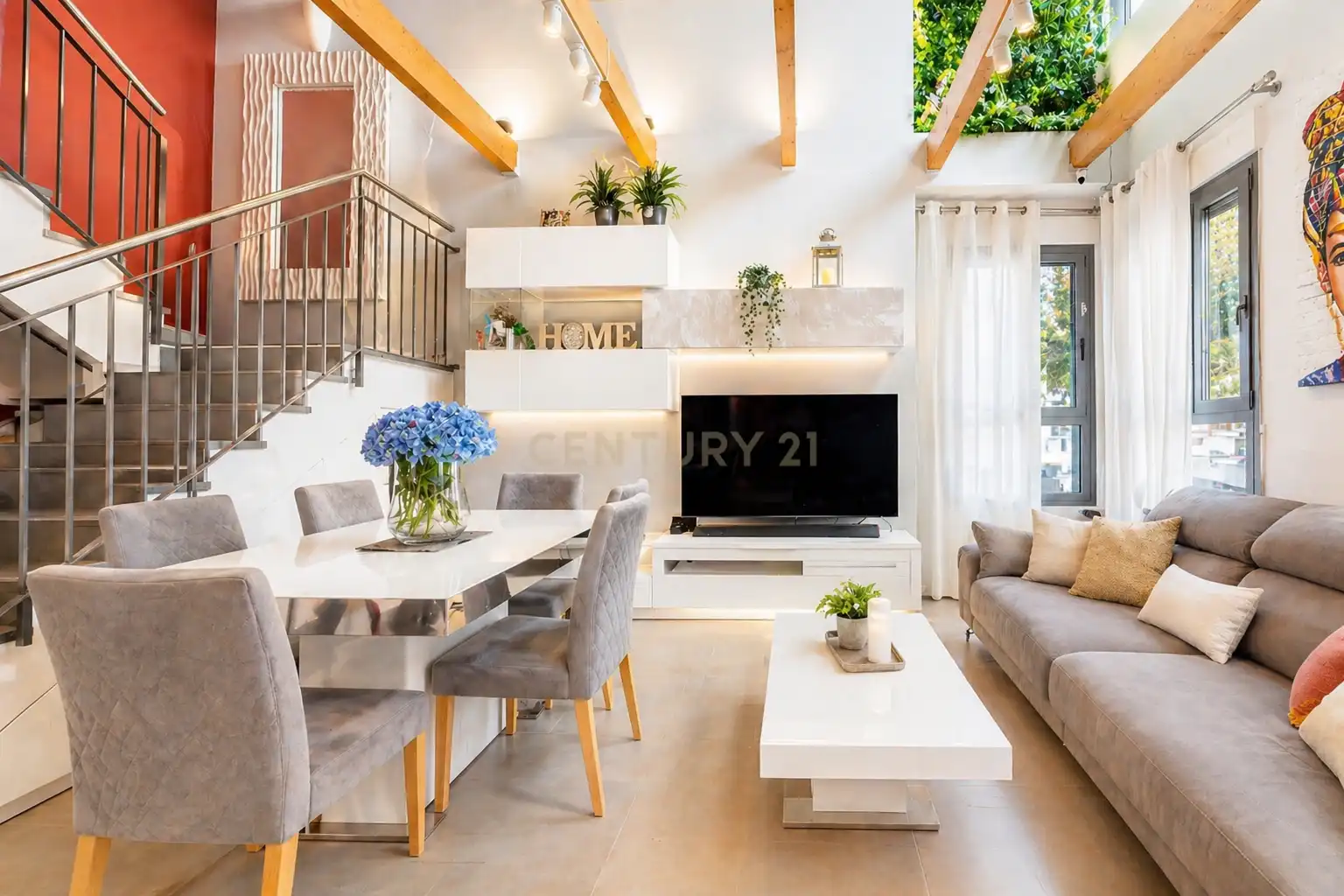 Wohnzimmer von Maisonette zum Verkauf in Benetússer