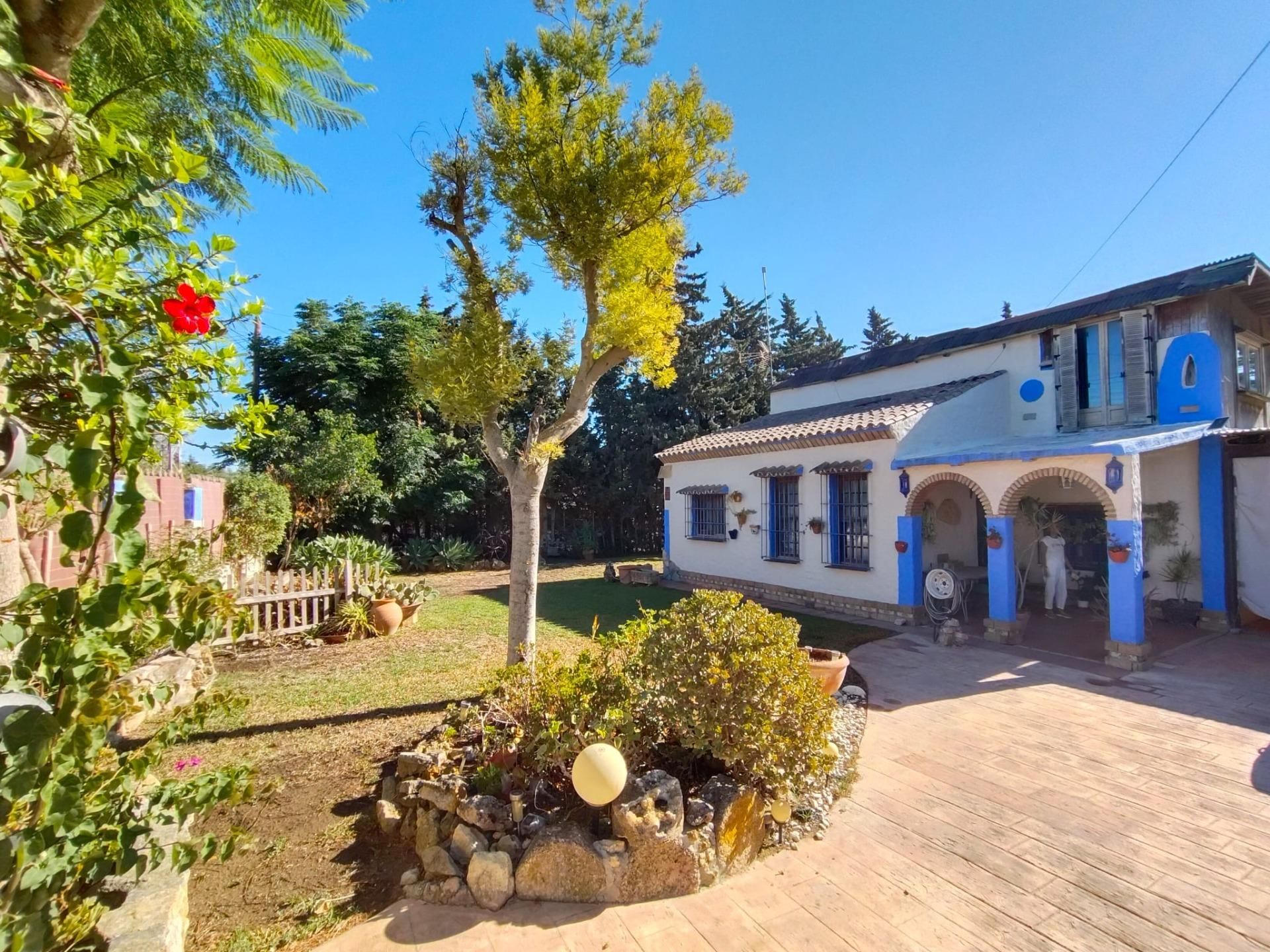 Jardín de Casa o chalet en venta en Chiclana de la Frontera con Aire acondicionado, Jardín privado y Terraza