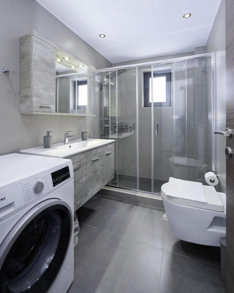 Bathroom of Flat to rent in Palencia Capital  with Air Conditioner, Furnished and Pets allowed