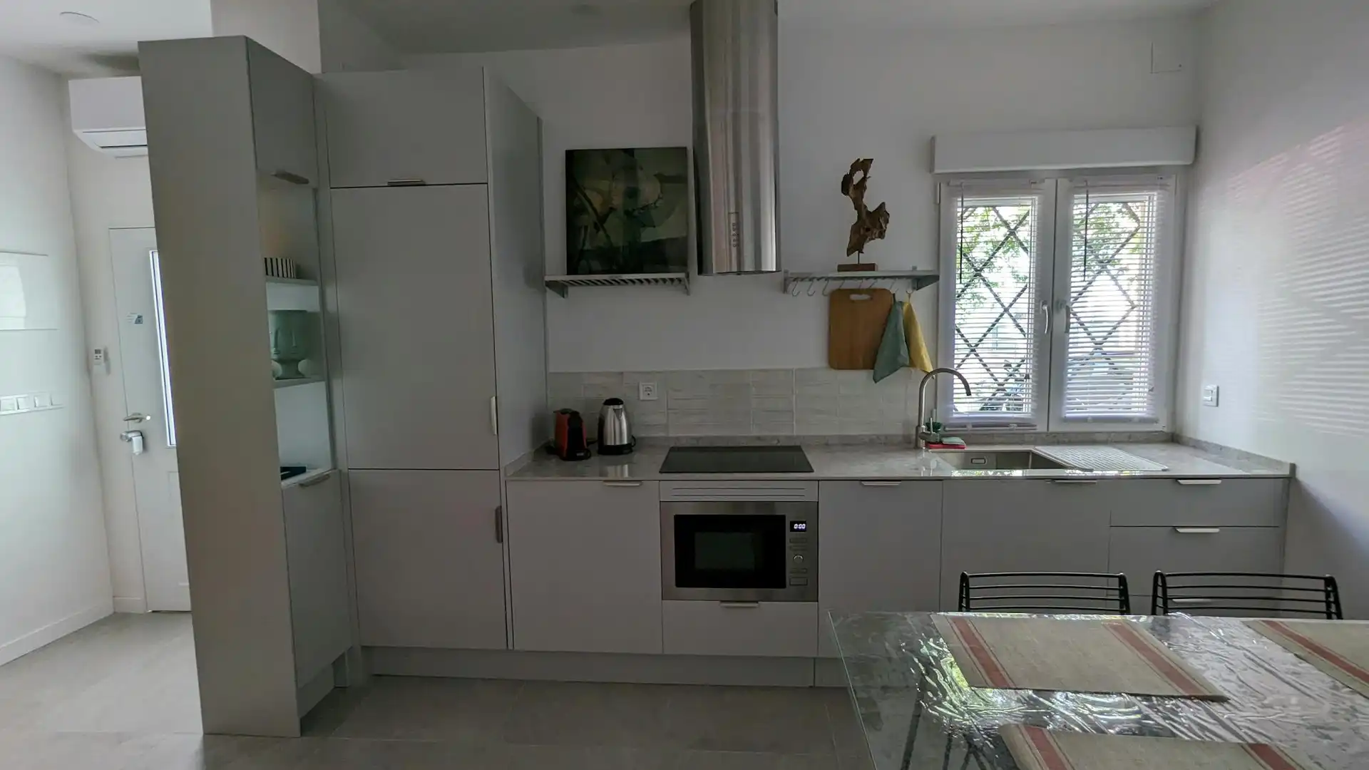 Kitchen of Flat for rent in Madrid  with Air Conditioner, Heating and Furnished