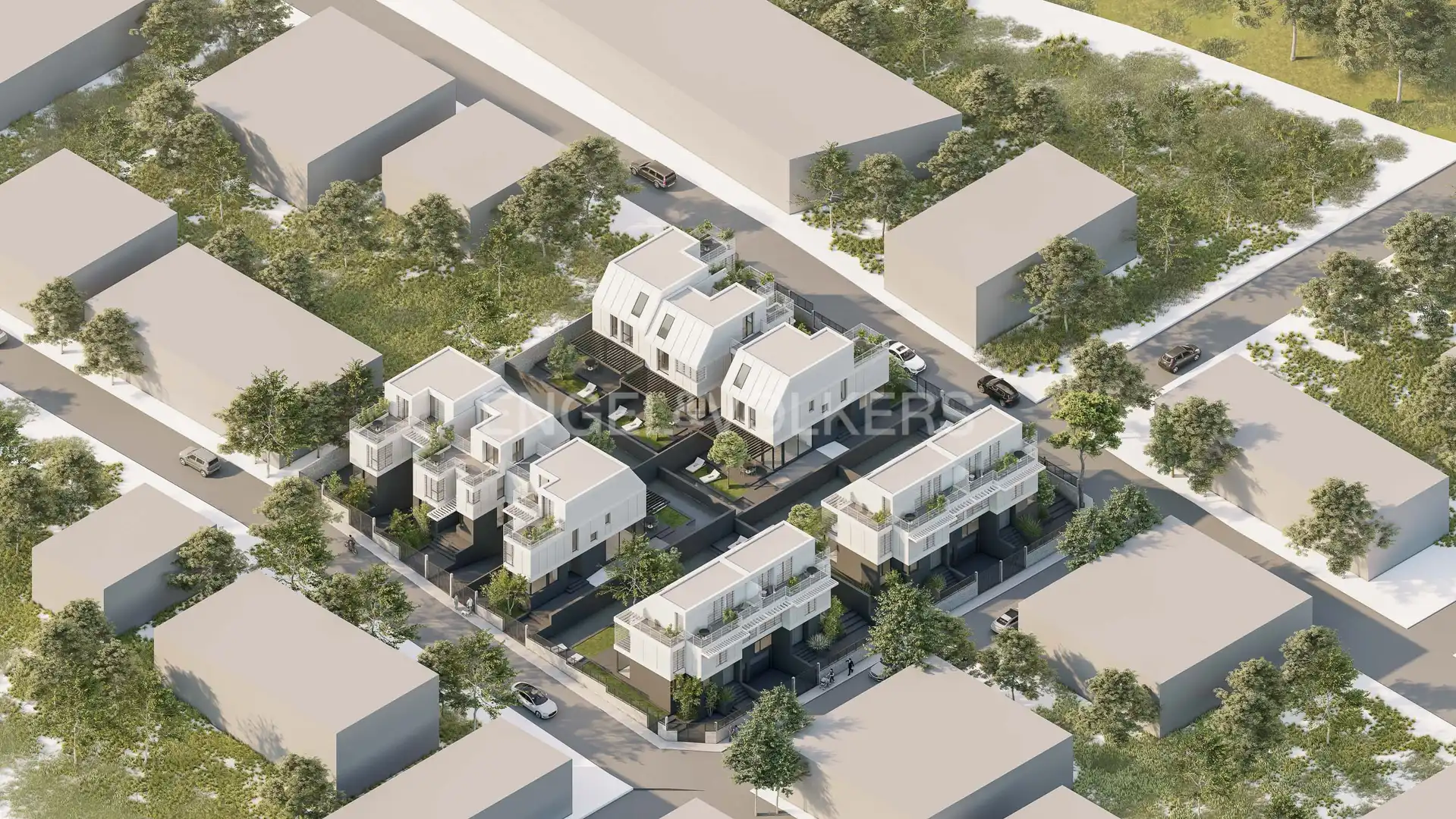 Vista exterior de Casa adosada en venta en Pozuelo de Alarcón con Aire acondicionado, Calefacción y Jardín privado