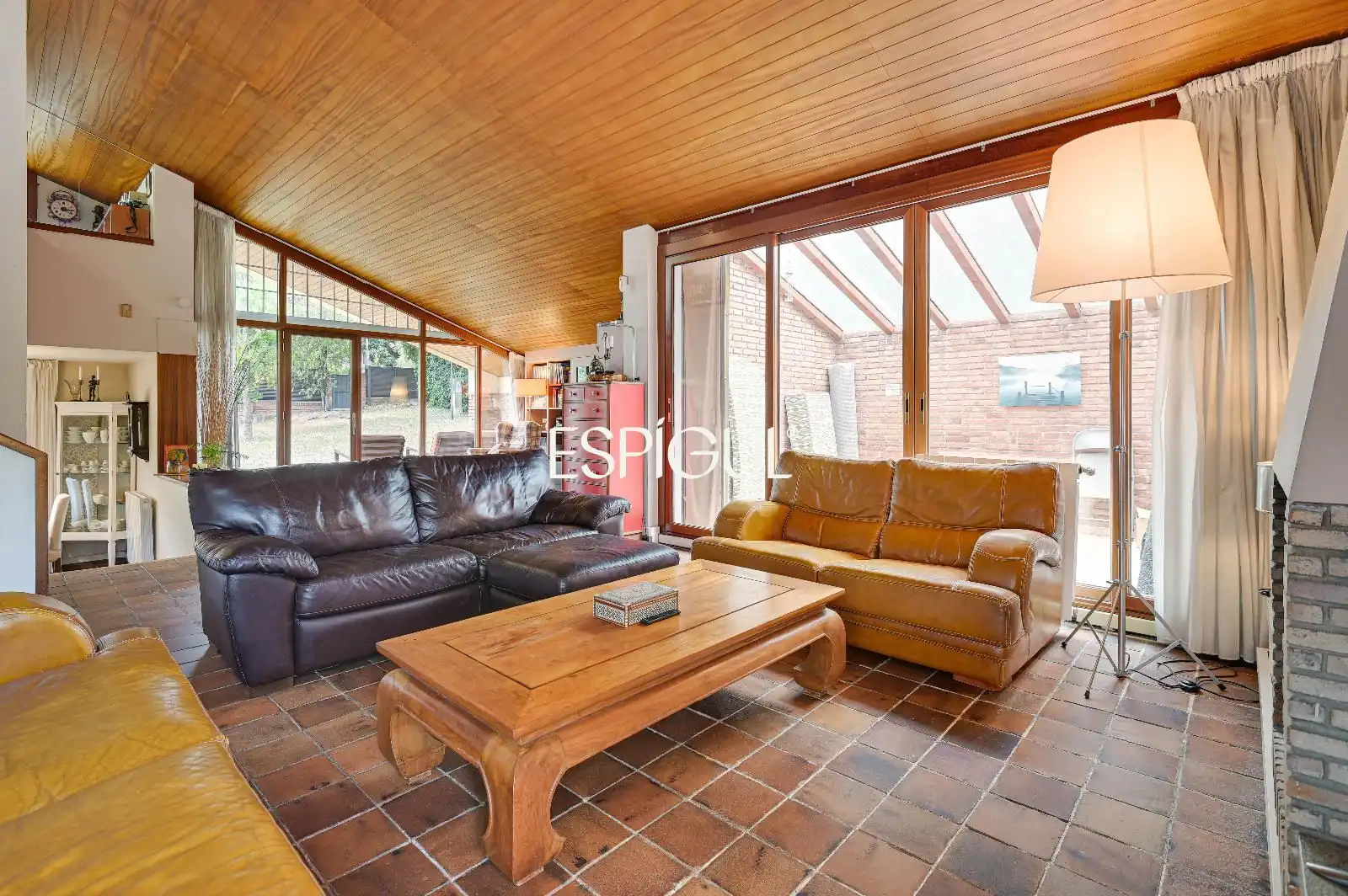 Wohnzimmer von Haus oder Chalet zum Verkauf in Cerdanyola del Vallès mit Klimaanlage, Heizung und Terrasse